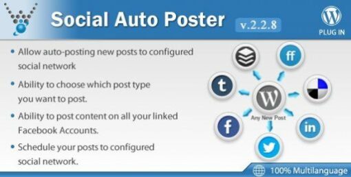 Social Auto Poster WordPress Plugin 5.3.8 1