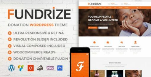 Fundrize | Responsive Donation & Charity WordPress Theme 1.32 1
