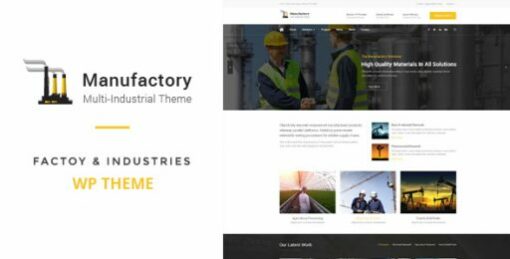 Manufactory Multi-Industrial WordPress Theme 1.0 1