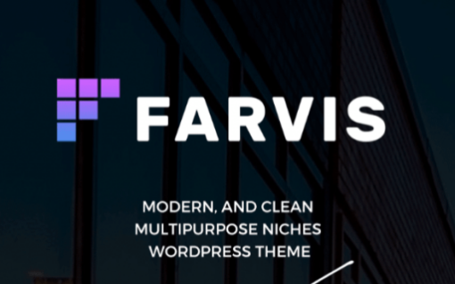 Farvis – Multipurpose WordPress Theme 1.3.4 1