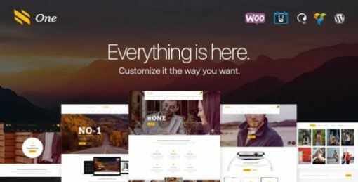 One – Business Agency Events WooCommerce Theme 1.0 1