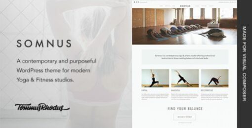 Somnus – Yoga & Fitness Studio WordPress Theme 1.0.9 1