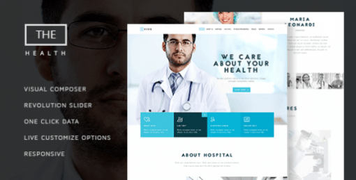 The Hospital – One and Multi Page Health Theme 1.8.1 1
