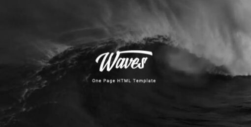 Waves – Fullscreen Video One-Page WordPress Theme 1.0.3 1
