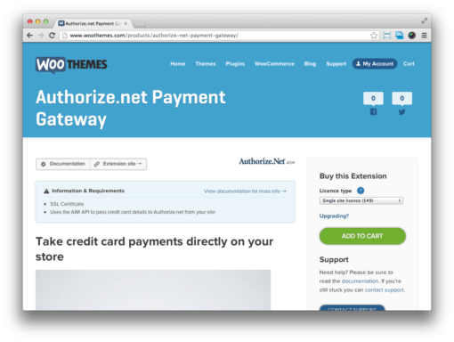 WooCommerce Authorize.net AIM Payment Gateway 3.6.2 1