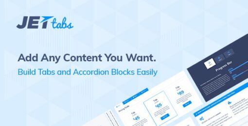 JetTabs – Tabs and Accordions for Elementor Page Builder 2.2.2 1