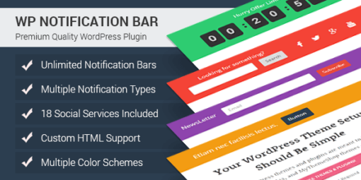 MyThemeShop – WP Notification Bar Pro 1.2.1 1