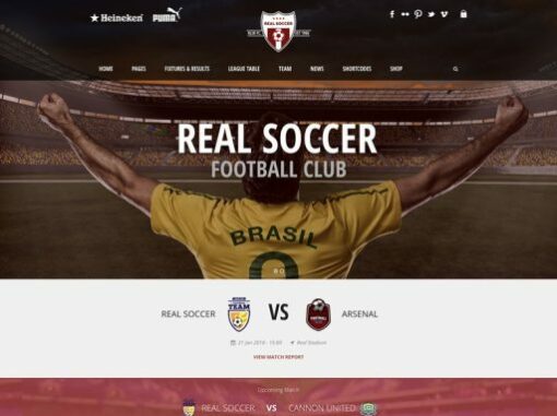 Real Soccer - Sport Clubs Responsive WP Theme 2.4.7 1
