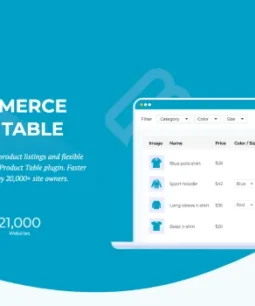 WooCommerce Product Table