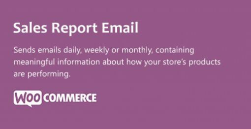 WooCommerce Sales Report Email 1.2.1 1