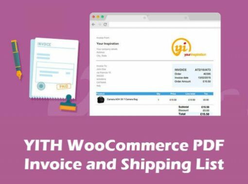 YITH Woocommerce PDF Invoice and Shipping List Premium 4.16.0 1