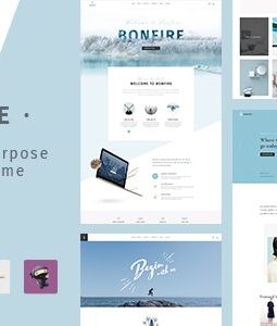 Bonfire – Tema WordPress criativo e multifuncional 1.6.8