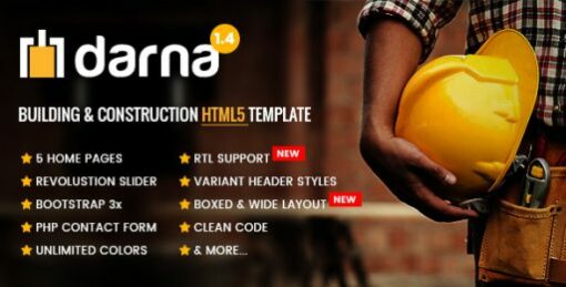 Darna – Building & Construction WordPress Theme 1.3.5 1