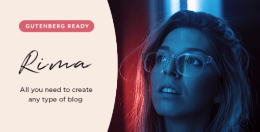 Rima – Personal Blog WordPress Theme 2.1.0 1