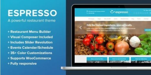 Espresso - A WordPress Theme for Restaurants 2.1 1