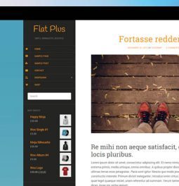 Tema Flat Plus para WordPress 1.0.0