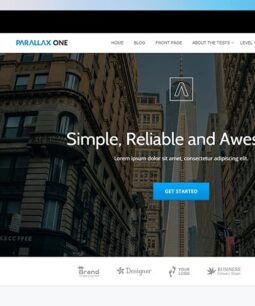 Tema Parallax One Plus para WordPress 1.4.2