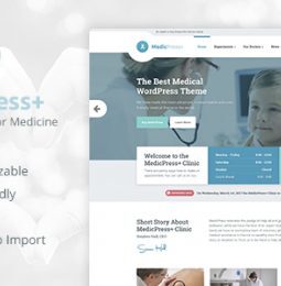 Tema MedicPress para WordPress