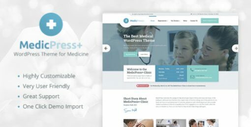 MedicPress WordPress Theme 1.9.1 1