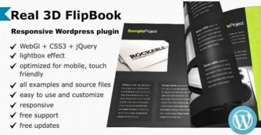 Real3D FlipBook WordPress Plugin 3.45.1 1