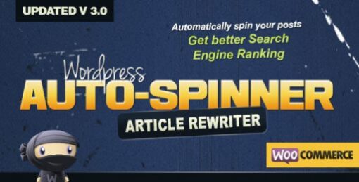 WordPress Auto Spinner – Articles Rewriter 3.17 1