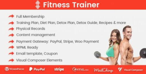 Fitness Trainer – Training Membership Plugin 1.6.7 1
