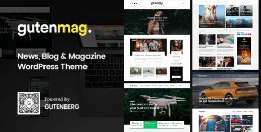 GutenMag – Gutenberg WordPress Theme for Magazine and Blog 1.1.6 1