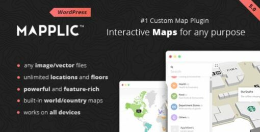 Mapplic – Custom Interactive Map WordPress Plugin 8.4.1 1