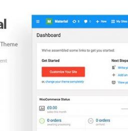 Material – Tema WordPress Material Design Admin 3.2