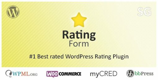 Rating Form for WordPress 1.6.9 1