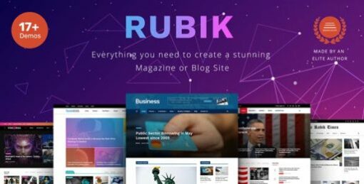 Rubik – A Perfect Theme for Blog Magazine Website 2.9 1