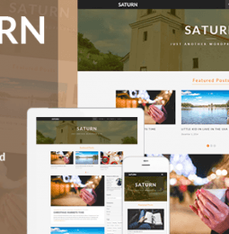 SATURN - Um tema WordPress para blog pessoal/de viagens 1.0.4.1