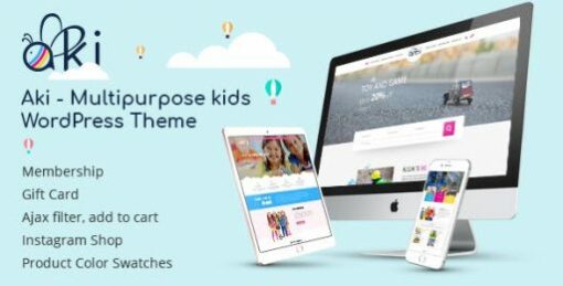 Aki - Multipurpose Kids WordPress Theme 2.0.1 1