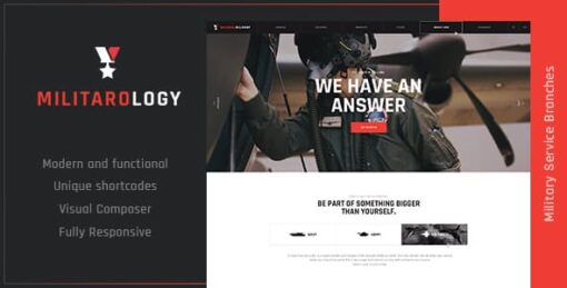 Militarology | Military Service WordPress Theme 1.0.9 1