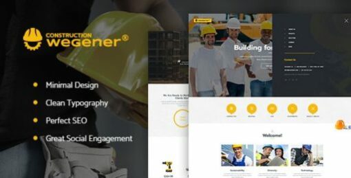 Wegener | Construction & Engineering WordPress Theme 1.1 1