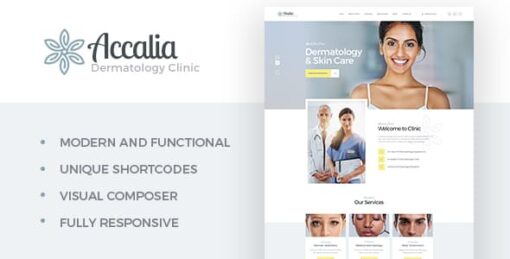 Accalia | Dermatology Clinic WordPress Theme 1.4.6 1