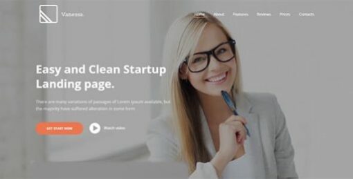 Vanessa – Easy Startup Landing Page WP Theme 1.0.6 1