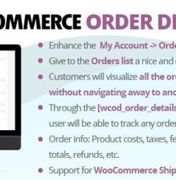 WooCommerce Order Details 3.2