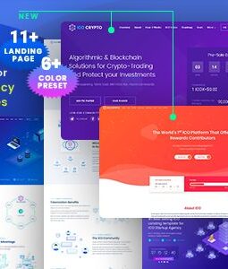 Cryptico – Tema WordPress para ICO Crypto Landing & Cryptocurrency 1.4.12