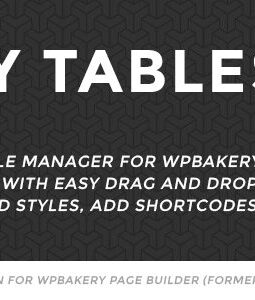 Easy Tables for WPBakery 2.2.0