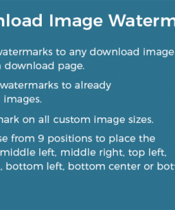 Easy Digital Downloads – Marca d'água para imagens baixadas 1.1.0