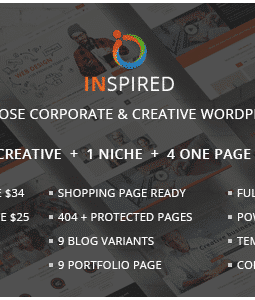 Inspired – Tema WordPress Bootstrap multifuncional corporativo e criativo 1.2.0