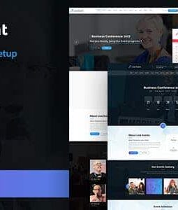 Evento ao vivo – Tema WordPress para conferências, eventos e encontros individuais 1.1.1