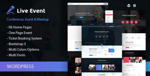 Live Event – Single Conference, Event, Meetup WordPress Theme 1.1.1 1