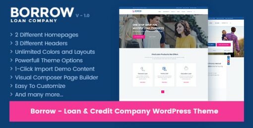 Borrow – Loan Company Responsive WordPress Theme 1.6.5 1