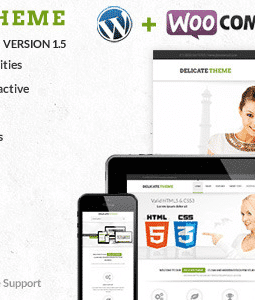 Delicate - Modelo HTML5 responsivo e multifuncional