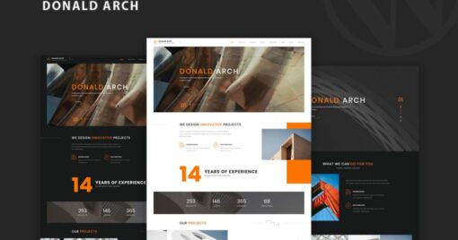 Donald Arch – Creative Architecture WordPress Theme 1.2.0 1