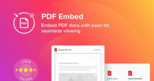 PDF Embed – WordPress PDF Viewer Plugin 1.1.1 1