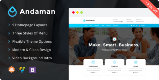 Andaman – Creative & Business WordPress Theme 1.1.3 1