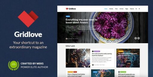 Gridlove – Creative Grid Style News & Magazine WordPress Theme 2.1.1 1